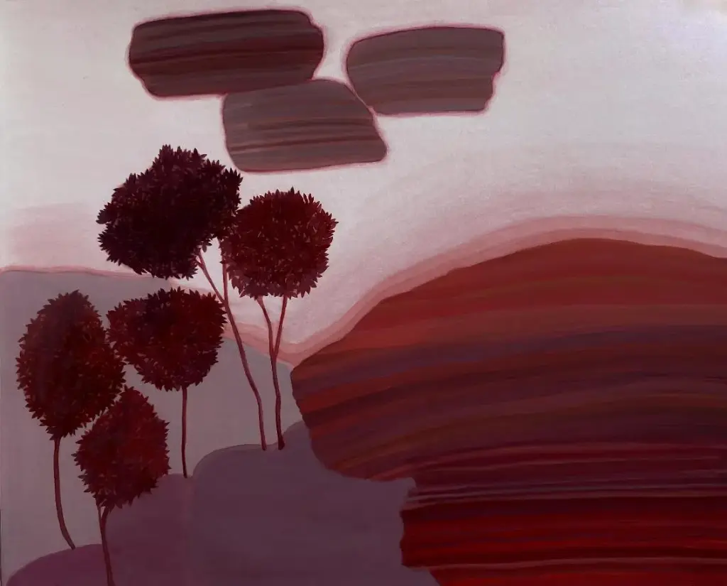 Umna Laraib - Untitled from ‘Red and red series’ 